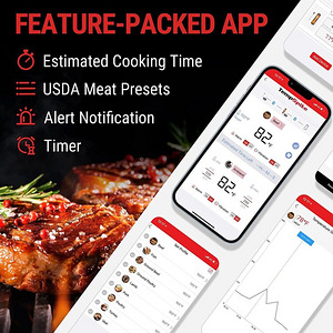Bluetooth juhtmevaba liha termomeeter TempSpike BBQ (8 foto / 9)