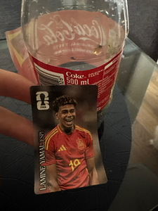 Kogumiskleebis Lamine Yamal Coca Cola (1 foto / 1)