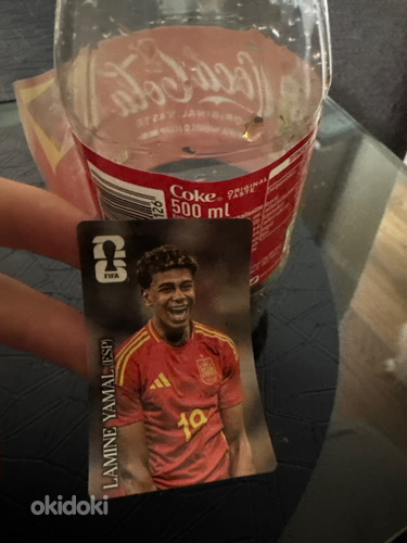 Kogumiskleebis Lamine Yamal Coca Cola