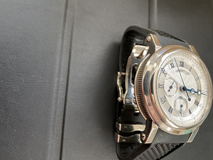 BREGUET MARINE WITE GOLD 750 18К REF 5827 BB 42ММ (2 foto / 6)
