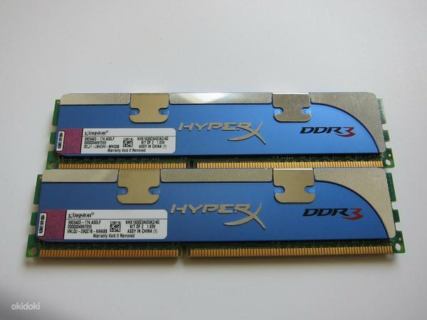 Kingston Hyperx DDR3 4 ГБ khx1600c9ad3k2 / 4g (фото #1)