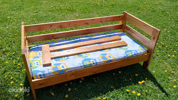 Кроватка из массива дерева 70x155 (фото #3)