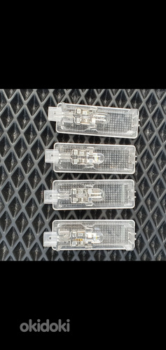 Лампы с плафонами BMW, led h11, carbon (фото #2)
