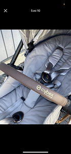 Коляска Cybex Mios V3 Pearl Grey с рамой Rose Gold (5 фото из 9)