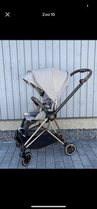 Cybex Mios V3 прогулочная коляска Pearl Grey с рамой Rose Gold (2 фото из 10)