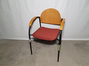Стул для клиентов, штабелируемый стул Martela, 7 шт.