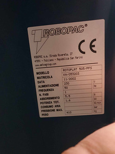 Alusekiletaja ROBOPAC ROTOPLAT 505/PFS (5 foto / 9)