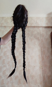 Parukas 45 cm brünett uus (2 foto / 3)