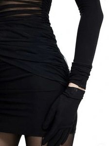 UUS! Mugler H&M Women’s Knot-detail One-shoulder Dress (S) (4 foto / 6)