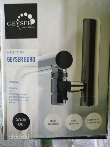 Vee filter geyzer euro hea korras pakendis.