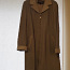 Naiste mantel ehtsast nahast helehalli värvi, suurus 36/38 (foto #1)
