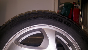 Шипованные шины 205/55 R16 HONDA HR-V (2 фото из 3)