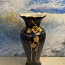 "OKSJON, art, pr" фарфоровая ваза с золотистой розой (фото #1)