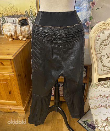 "OPTI" кожаные байкерские брюки, размер XS/S (фото #2)