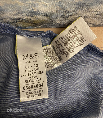 "M&S REGULAR" kleit, suurus 3XL, EUR 50, UK 22, CN 175/118A (foto #5)