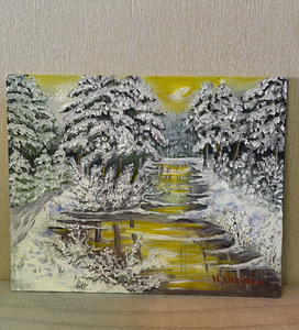 "Talv metsas" Nikolai Shoshin, 2018, õli, papp (1 foto / 4)