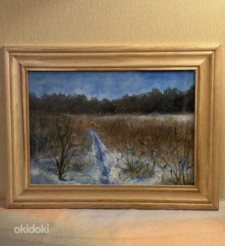 "Камыш зимой" Николай Шошин, 2018-2021, холст, масло