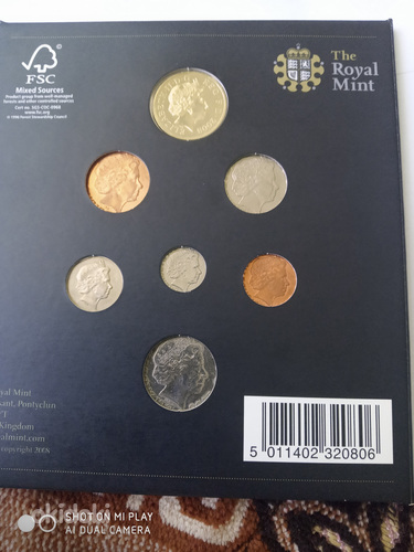 Inglise müntide kogu albumis (foto #3)
