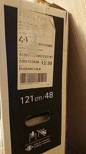 Praktiliselt uus OLED LG 48" 4K Smart OLED48C14LB garantii (2 foto / 2)