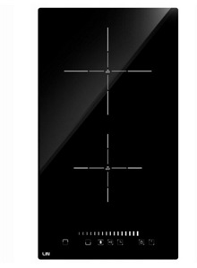 Индукционная варочная панель LIN LI-B23511 29 см 2 конфорки черный