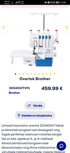 Brother overlok/overlok (3 foto / 3)
