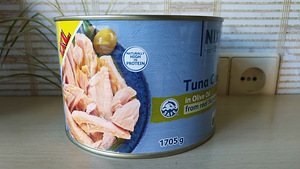 Tuunikala tükid oliiviõlis 1705 g (2 foto / 4)