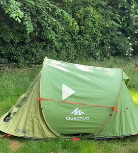3 inimese matkatelk 2 sekundit pop up Quechua (3 foto / 3)