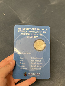 Malta 2022 Women peace and security 2€ (4 foto / 5)