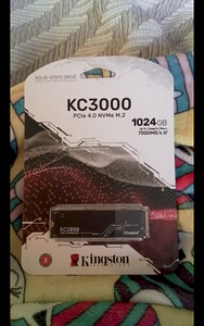 KINGSTON KC3000 1TB M.2 PCIe NVMe SSD