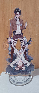 Akrüülfiguur anime "Attack on Titan" Levi ja Eren (1 foto / 2)