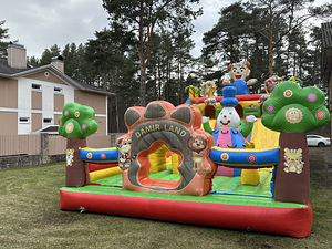 Täispuhutav batuut 12×6×7 m, heas seisukorras + 2 kompressor (2 foto / 6)