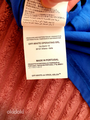 Offwhite Co. Virgil Abloh split logo T-Shirt Ss19