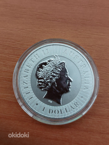 Копия серебряной монеты . (фото #2)