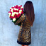Красивое платье с леопардовым узором (фото #2)
