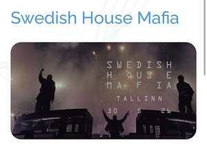 Swedish House Mafia Üldala 2 билета (1 фото из 1)