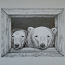 Картина "Полярные медведи в окне" (фото #2)