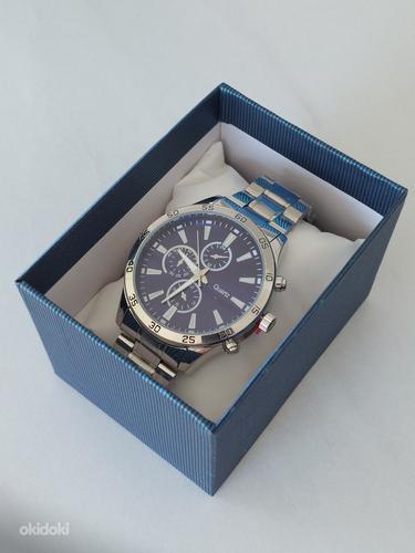 Синие серебряные часы из Японии, эксклюзив (фото #2)