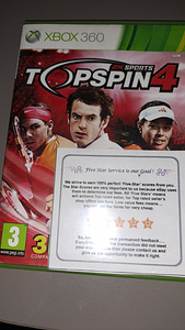 Topspin 4 tennis xbox 360 mäng (1 foto / 2)