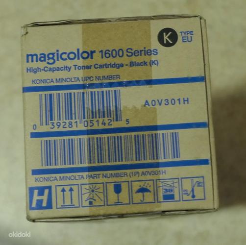 Konica Minolta original черная кассета Magicolor 1600 (фото #2)