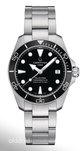Часы Certina DS Action Diver 38mm Black (фото #1)