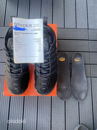 Nike Vapor Max Plus (Black) (42.5 EU/ 8.5UK) (foto #1)