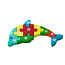 Деревянный детский 3D пазл Дельфин, 10 шт новый (фото #2)