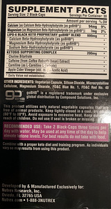 Rasvapõletaja Nutrex LIPO-6 BLACK KETO 60 kapslit (3 foto / 3)