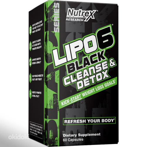 Nutrex, Lipo-6 Black Cleanse & Detox, 60caps (foto #1)