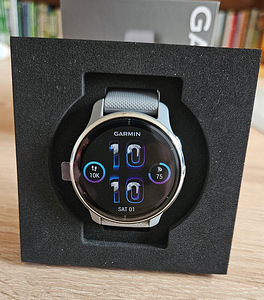 Новые смарт-часы Garmin Venu 2 Plus серый/серебристый для продажи