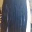 Бархатная юбка, велюр, бархат, темно синяя,новая (фото #1)
