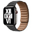 Apple Watch Black Link Leather Strap 38/40/41 mm rihm (foto #1)