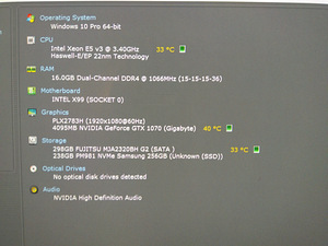 Xeon E5-2643/X99/16GB RAM/NVMe 256GB/GTX 1070 8GB (2 foto / 9)