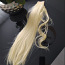 Blond Hobusesaba juuksepikendus pikkus 60 cm (foto #5)