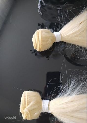 Блондинка Наращивание волос тресс 60 см Цвет нет. 613 (фото #3)